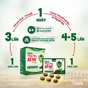 Viên ngậm Thiên Môn Bổ Phế Premium – Giúp giảm nhanh ngứa rát họng, đau họng, khản tiếng, giảm ho, bổ phế do viêm họng, viêm phế quản [Chính hãng TITAFA]  