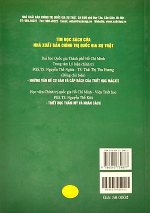 Sách Giáo trình Triết học (Dùng cho khối không chuyên ngành triết học trình độ đào tạo thạc sĩ, tiến sĩ các ngành khoa học tự nhiên, công nghệ)
