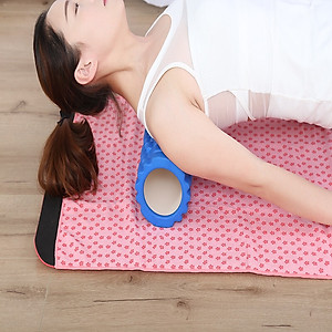 Con Lăn Yoga -ỐNG LĂN MASSAGE YOGA TP, Ống Trụ Có Gai Massage Thư Giãn, Hỗ Trợ Tập Cơ Lưng, Thể Hình