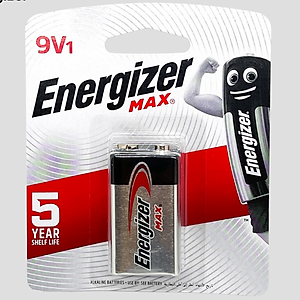 Pin vuông 9V Energizer 522 ALKALINE chính hãng ( Mẫu mới )