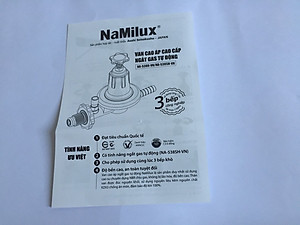 Van gas cao áp cao cấp NaMilux NA-538SH-VN dùng cho bếp công nghiệp(bếp khè)- Hàng chính hãng