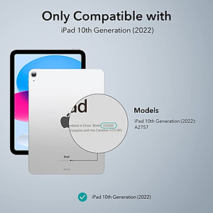Ốp Lưng dành cho iPad Gen 10 / iPad Gen 11 2025 ESR Classic Hybrid Case - Hàng Chính Hãng