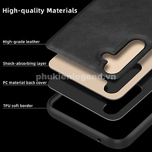 Ốp Lưng Da cho Samsung Galaxy A55 / A35 / A25 / A15 Hiệu X-Level Cao Cấp chống sốc tốt chống bụi bẩn chống mồ hôi dấu vân tay- hàng chính hãng