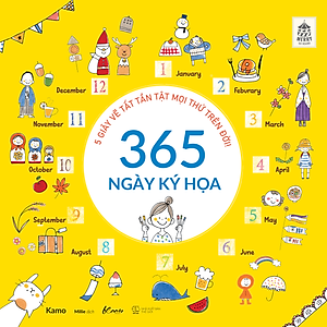 Sách 365 Ngày Ký Họa 5 Giây Vẽ Tất Tần Tật Mọi Thứ Trên Đời