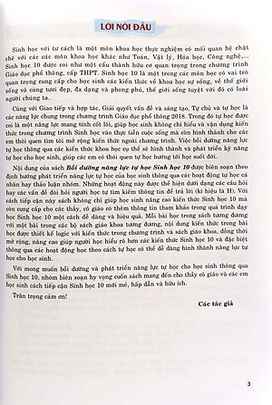 Bồi Dưỡng Năng Lực Tự Học Sinh Học 10