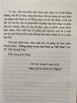 Đồng Phạm Trong Luật Hình Sự Việt Nam
