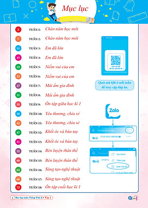 Bài Tập Tuần Tiếng Việt Lớp 3 - Cánh Diều - Học kì 1