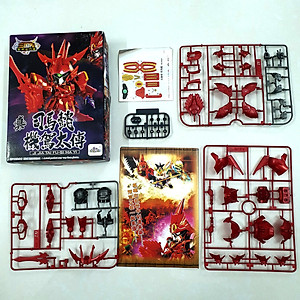 Đồ chơi lắp ráp SD Gundam A036 Tư Mã Ý đỏ (Si Ma Yi) Gundam Tam Quốc Chí Three Kingdom - Phe Ngụy