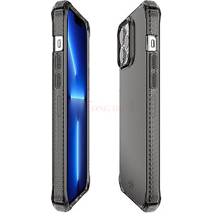 Ốp lưng chống sốc kháng khuẩn ITSKINS Spectrum Clear-Antimicrobia dành cho iPhone 13/13 Pro/13 Pro Max - Hàng chính hãng