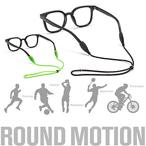 Dây Đeo Kính Thể Thao Chống Rơi, Tuột Kính Bằng Silicon, Điều Chỉnh Theo Kích Cỡ tùy ý