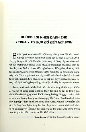 Sách NOKIA - Từ Sụp Đổ Đến Hồi Sinh