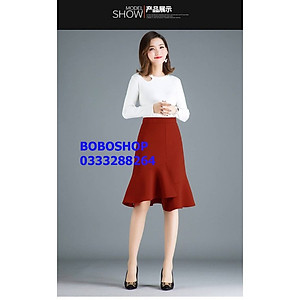 CHÂN VÁY ĐUÔI CÁ TÀ CHÉO