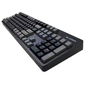 Bàn phím cơ chơi game có dây E-DRA EK3104L - Led Rainbow - E-Dra Switch - Kết nối USB - Hàng chính hãng