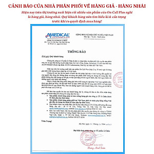 Hộp 50 que thử đường huyết On Call Plus, mỗi hộp 2 lọ 25 que thử chính hãng ACON