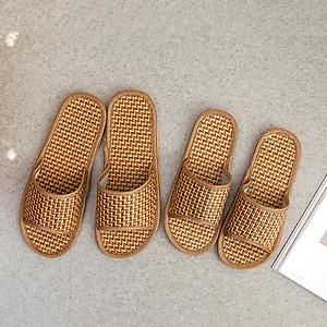 Dép cói, mây đan đế chống trượt đi trong nhà, trong văn phòng, trong khách sạn , large size (38-39&39-40&40-41), màu săc họa tiết giao ngẫu nhiên