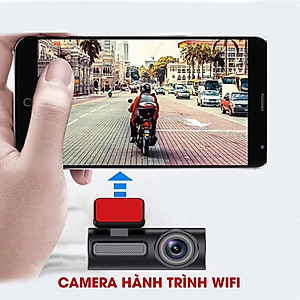 Camera Hành Trình Ô Tô Độ Phân Giải 2K Kết Nối Wifi có màn hình LCD hiển thị Bảo Hành 12 tháng