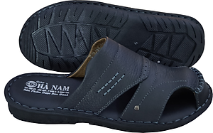 Dép bít mũi nam da bò thật HÀ NAM cao cấp GSB2042g