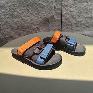 Dép Quai Ngang Nữ Màu Cam Xanh The Bily 01-BLD01W