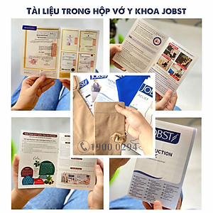 Vớ y khoa gối JOBST Relief - Cơ bản, màu đen, kín ngón, 20-30mmHg, giãn tĩnh mạch chân (tất y khoa)