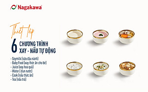 Máy làm sữa hạt đa năng Nagakawa NAG0825 (0,6L - 500W) - Hàng chính hãng