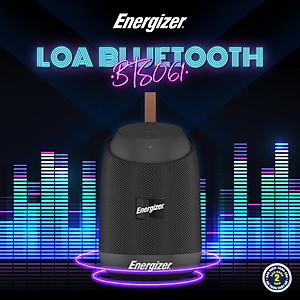 Loa Bluetooth di động Energizer Kiêm Sạc Dự Phòng BTS 061 - Hàng Chính Hãng