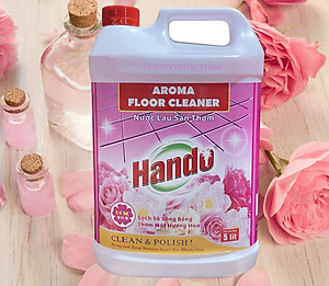 Nước thơm lau sàn Hando 5L Hương Hồng