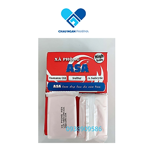 Xà bông tắm Asa 120g hỗ trợ diệt khuẩn gây mụn, nấm, lác và các bệnh ngoài da