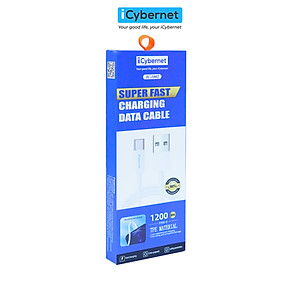 Cáp sạc và truyền dữ liệu 2.4A iCybernet IC-1002 USB to TypeC - Hàng chính hãng