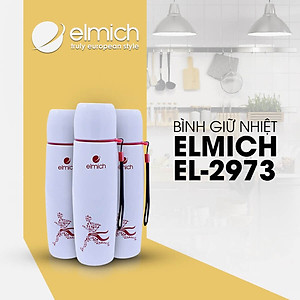 Bình giữ nhiệt Elmich inox 304 500ml EL2973 - Hàng Chính Hãng Elmich