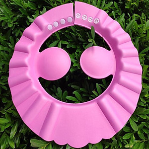 COMBO 2 Nón Gội Đầu An Toàn Cho Bé Mũ Gội Đầu Chắn Nước Che Tai – Giao Màu Ngẫu Nhiên