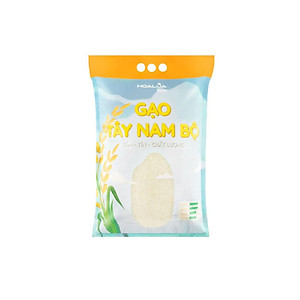 Gạo Tây Nam Bộ HOALUA Rice dẻo ít, mềm cơm, tơi xốp (Túi 5kg)