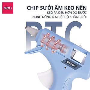 Máy Bắn Keo Nến Deli - Phù hợp DIY Làm Đồ Handmade Thủ Công - An Toàn, Nhỏ Gọn, Dễ Sử Dụng - DL390120