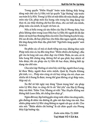 Quyết Địa Tinh Thư Lập Hướng - Tổng Hợp Tinh Hoa Địa Lý Phong Thủy Trân Tàng Bí Ẩn
