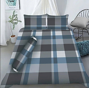 Bộ Drap gối Thun Hàn Quốc 4 món { drap và 3 áo gối} hoặc ga lẻ 