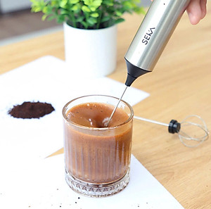 Máy Đánh Trứng Seka MD2210 Que Tạo Bọt Cafe Mini Cầm Tay Không Dây 3 Cấp Độ - Hàng Chính Hãng