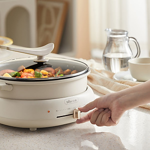 Nồi lẩu đa năng chiên xào 4L Bear DHG-C40T1 - Hàng Chính Hãng