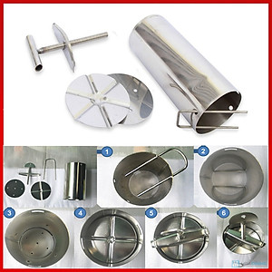 Khuôn Làm Giò Xào, Chả Lụa - Chất Liệu Inox Không Gỉ - Dụng CỤ Nhà Bếp Siêu Tiện Dụng - Hàng Loại 1 - Chính Hãng MINIIN
