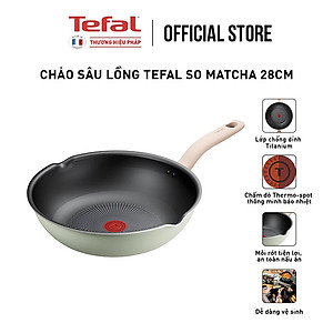 Bộ nồi chảo Tefal So Matcha - Nồi 24cm, Chảo 20cm, Chảo sâu 28cm, Xẻng, Vá
