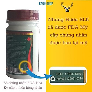Nhung Hươu Uncle Bill Pure Canadian Elk Hộp 30 Viên, Nhập Khẩu Canada, Từ 75 Phần Nhung Tươi Yên Ngựa Của Loài Hươu Đỏ Sừng Tấm (Cervus Elaphus Canadensis) Mới Tạo Ra 1 Phần Nhung Hươu Tinh Chất, Món Quà Sức Khoẻ
