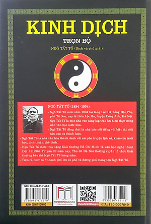 Sách Kinh Dịch Trọn Bộ (Bìa Cứng) - Ngô Tất Tố (Tái Bản 2019)