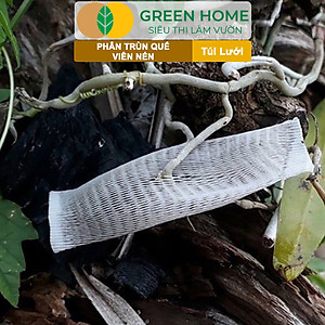 Phân Trùn Quế Viên Nén Greenhome, Lavamix, Túi lưới, Dinh Dưỡng Hữu Cơ, Không Mùi, Tốt Cho Lan, Bonsai, Rau