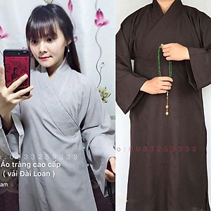 ĐỒ LAM ĐI CHÙA  Áo Tràng Phật Tử Vải Đài Loan Cao Cấp