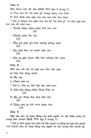 Sách Giải Bài Tập Tiếng Việt Lớp 4 Tập 2
