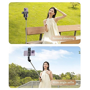 Gậy Tripod chụp ảnh tự sướng Selfie 3 chân gấp gọn 30cm, kéo dài 1M7 điều khiển từ xa có đèn Tripod chụp ảnh livestream - Hàng nhập khẩu