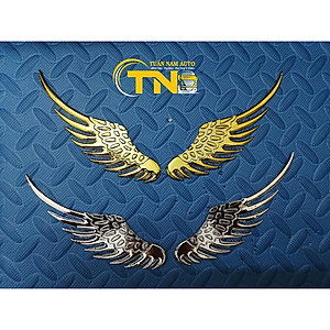 LOGO CÁNH CHIM 3D KIM LOẠI CHO XE Ô TÔ XE HƠI SÁNG BÓNG SANG TRỌNG