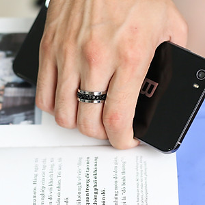 Nhẫn Nam Nữ Khui Bia Titan Khui Bia Tiện Lợi, Chuỗi Xích Đẹp Mắt, Siêu Cứng, Êm Tay