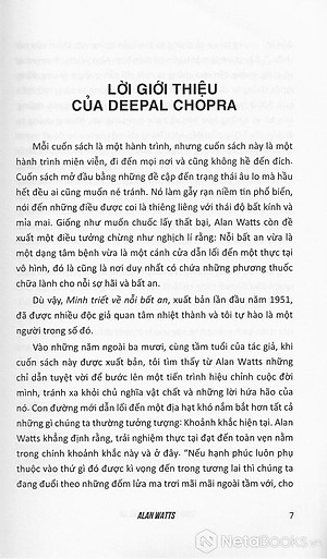 Minh Triết Về Nỗi Bất An - Một Thông Điệp Cho Thời Đại Đầy Lo Âu (ĐT)