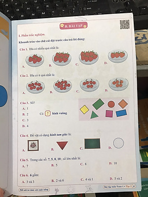 Bài tập tuần toán 1 tập 1 ( kết nối tri thức với cuộc sống )