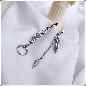 Khuyên tai nam nữ xích dài Hàn Quốc cực cool 1 ĐÔI