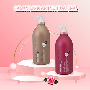 Dầu Gội Đầu Phục Hồi Tóc Hư Tổn Chiết Xuất Hoa Trà Salon Link Amino Shampoo (1000 mL)